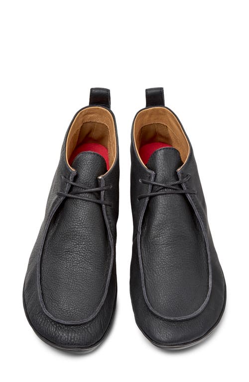 Camper Right Nina Leather Desert Boots In Black