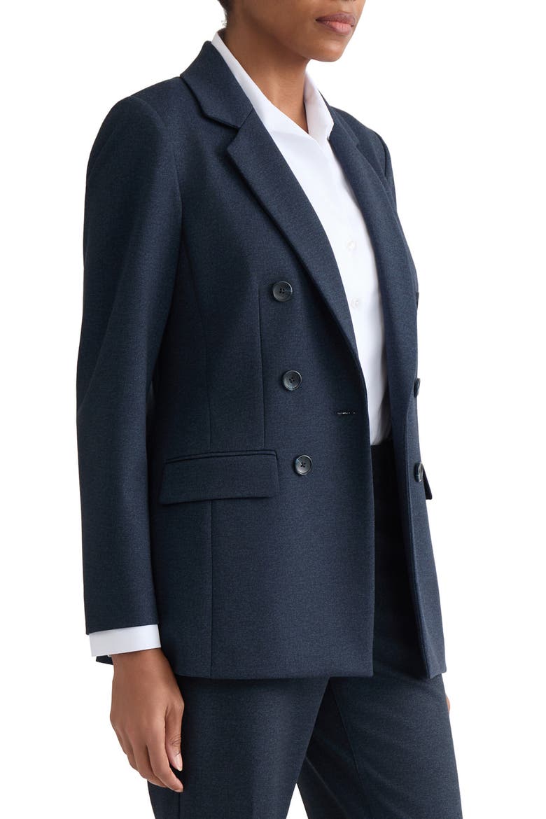 One-Button Notch Lapel Blazer, Alternate, color, PACIFIC NAVY MULTI