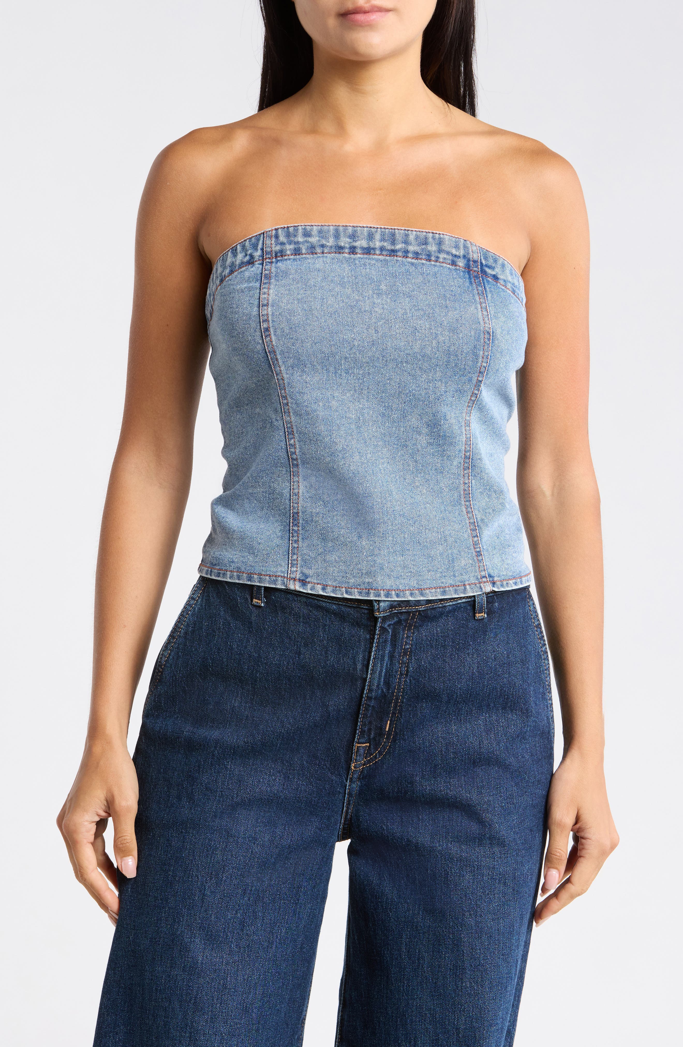 Vigoss Denim Tube Top