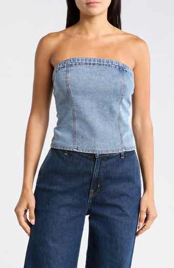 Vigoss Denim Tube Top