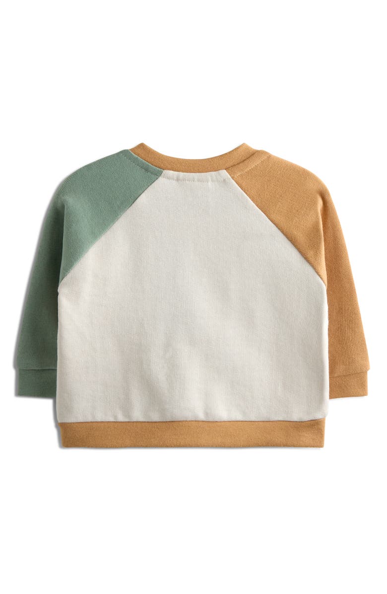 JOJO MAMAN BEBE Giraffe Appliqué Sweatshirt & Corduroy Joggers Set, Alternate, color, Cream