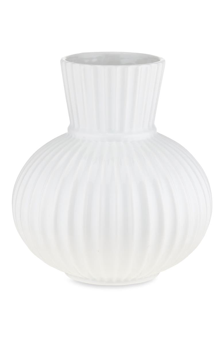 Tura Porcelain Vase, Main, color, WHITE