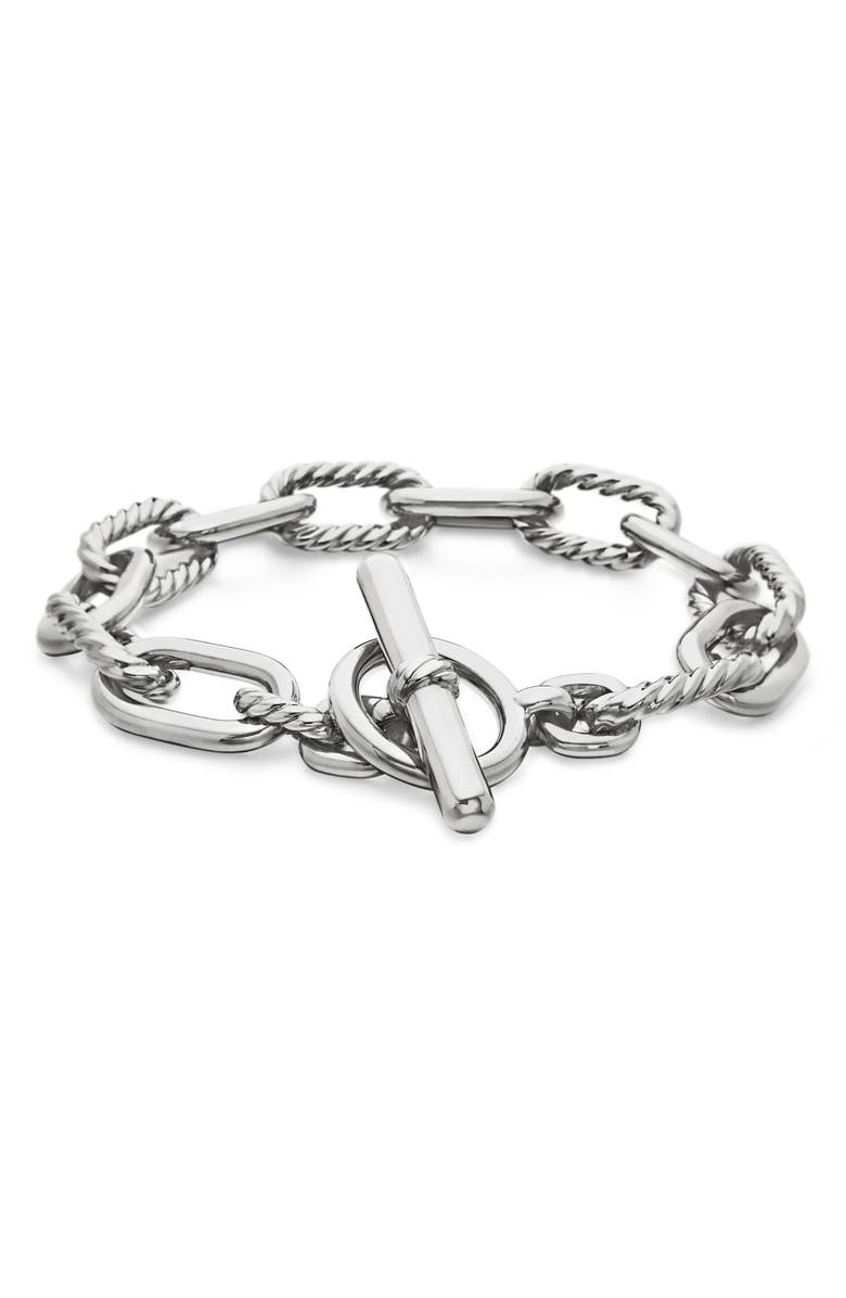 David Yurman Madison<sup>®</sup> Toggle Chain Bracelet, 11mm, Main, color, Sterling Silver
