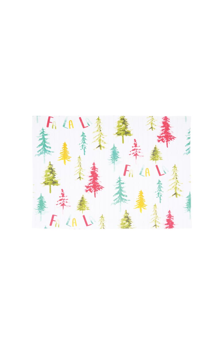 carol & frank Winter Wonderland Placemats Set of 4, 14" x 20", Alternate, color, White