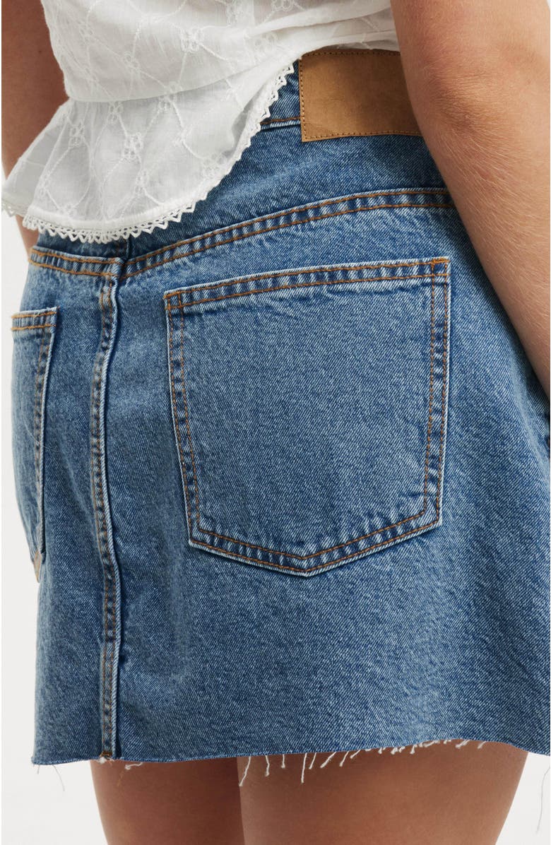 Cotton On Women's Denim Mini Skirt, Alternate, color, 