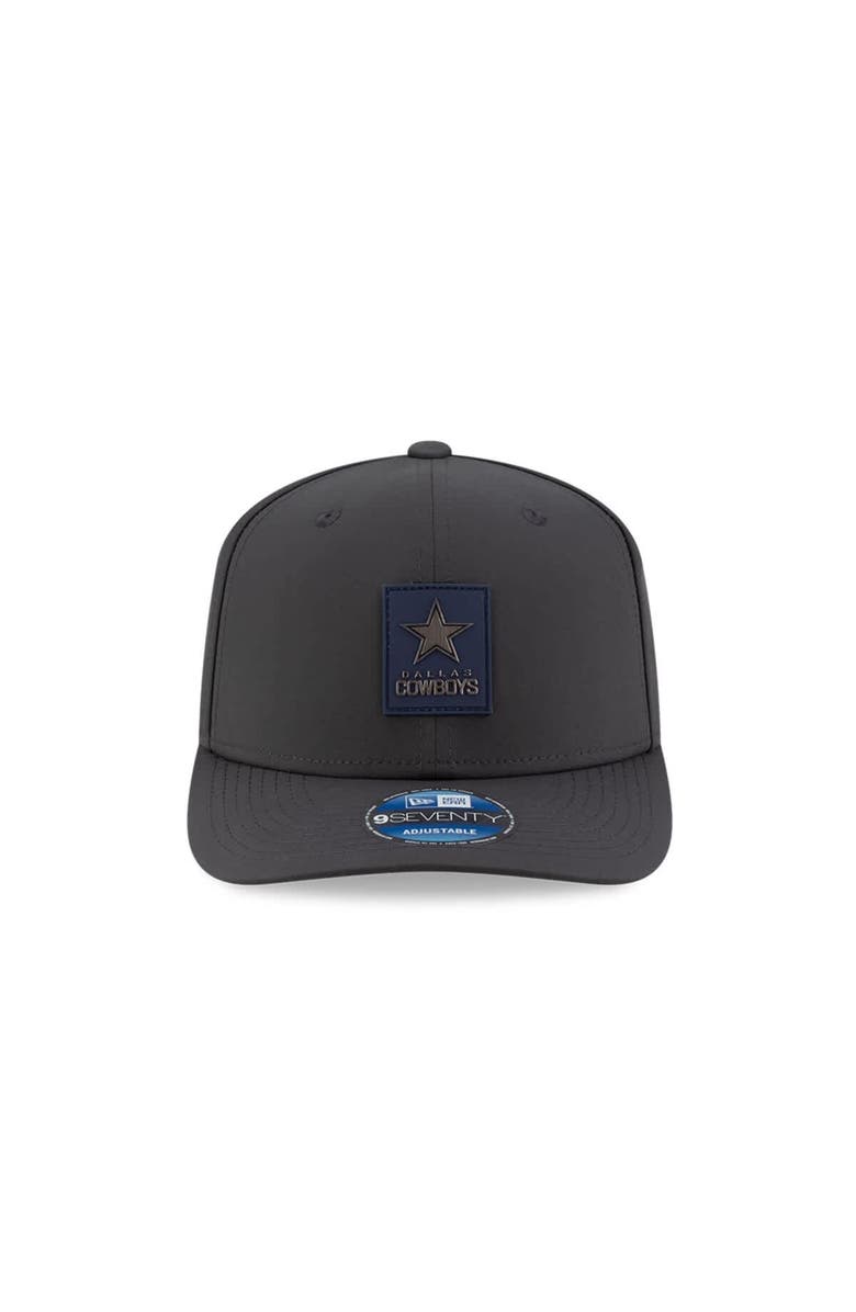 New Era Men's New Era Charcoal Dallas Cowboys 2025 Sideline Cold Weather 9SEVENTY Adjustable Hat, Alternate, color, Charcoal