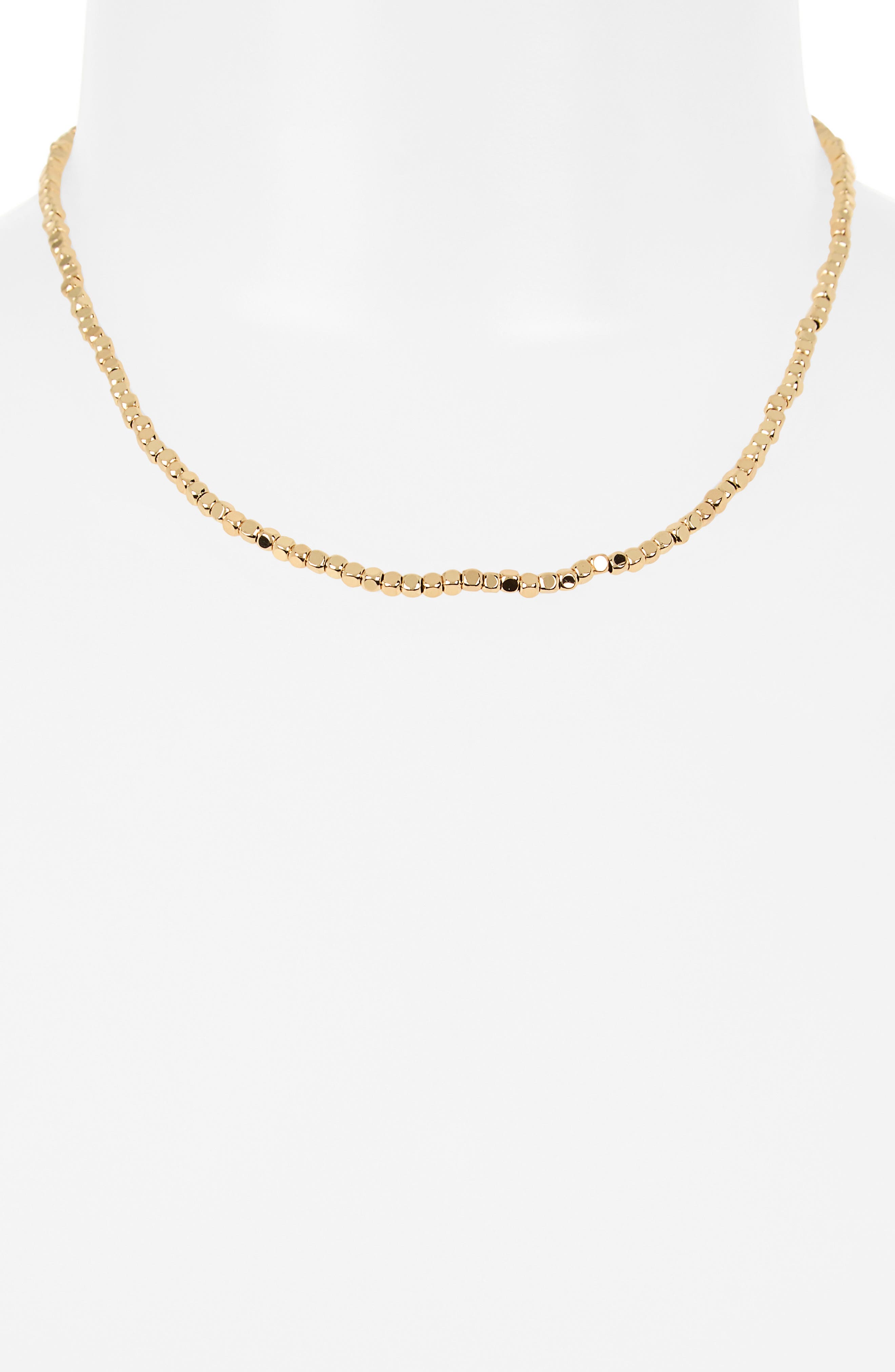 AllSaints Metal Bead Necklace (Women) | Nordstromrack