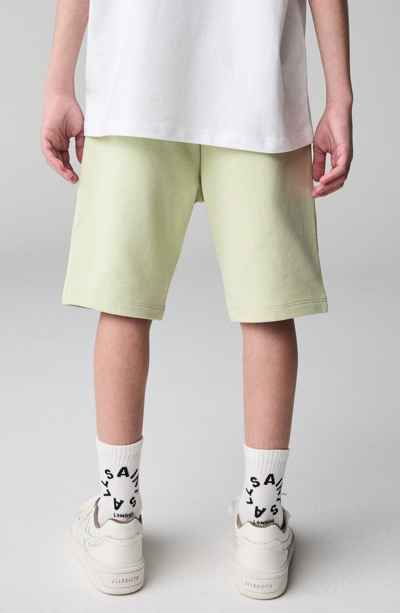 smALLSAINTS by ALLSAINTS Kids' Underground Logo Sweat Shorts, Alternate, color, Green