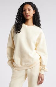 BP. Fleece Detail Oversize Crewneck Sweatshirt
