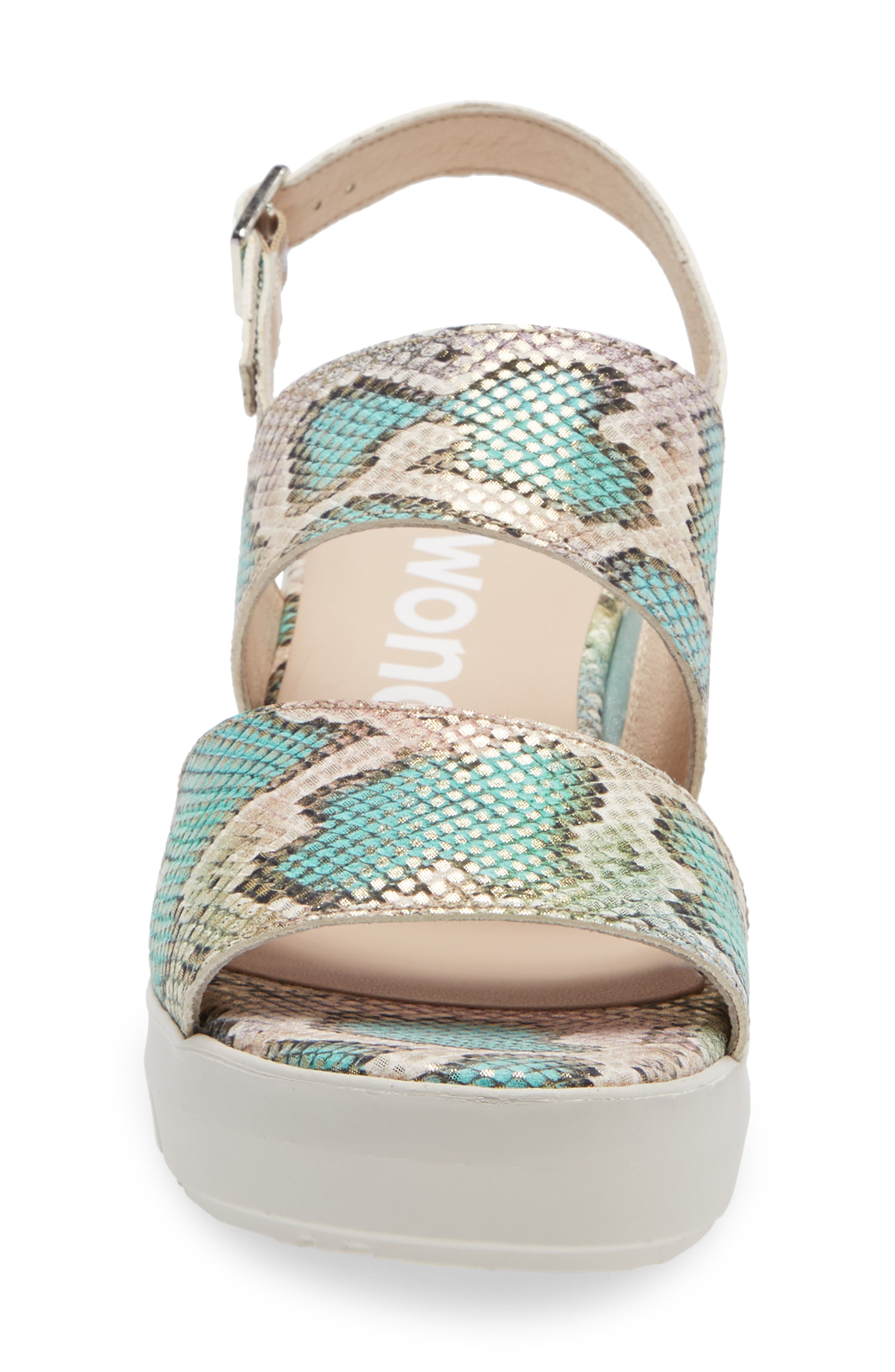 D-8211 Platform Sandal, Alternate, color, MEXICO AKUA