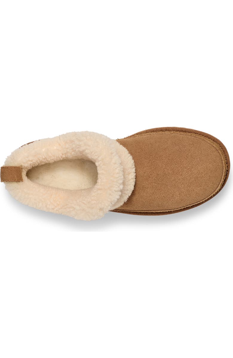 UGG<sup>®</sup> Classic Ultra Mini Spillseam Genuine Shearling Bootie, Alternate, color, Chestnut