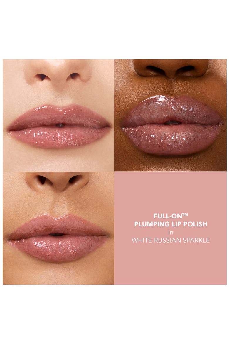 Staycation Full-On™ Plumping Lip Gloss, Alternate, color, WHITE RUSSIAN SPARKLE