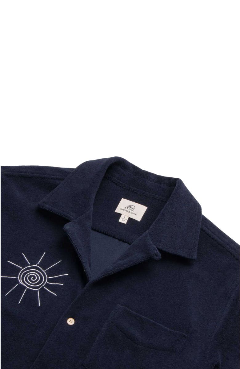 Surfside Supply Co. Mariner Terry Camp Collar Shirt, Alternate, color, 