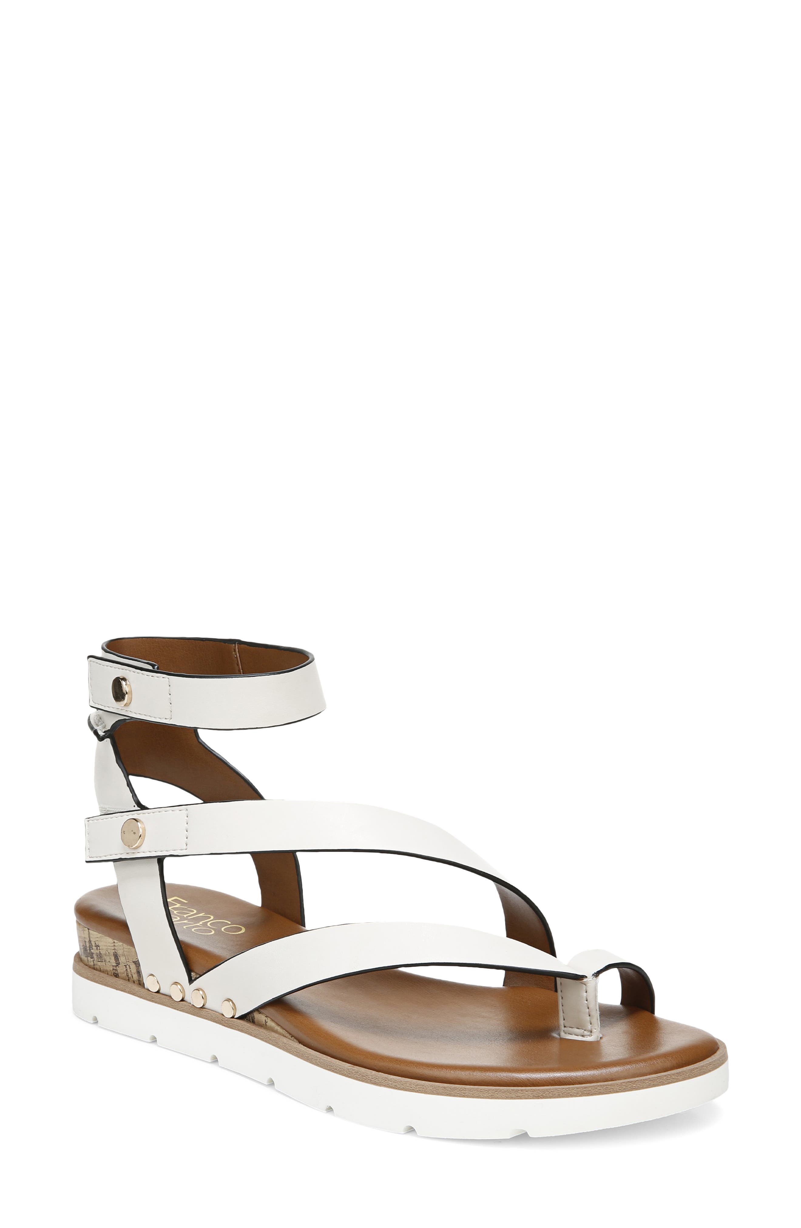 Daven Sandal, Main, color, PUTTY FAUX LEATHER