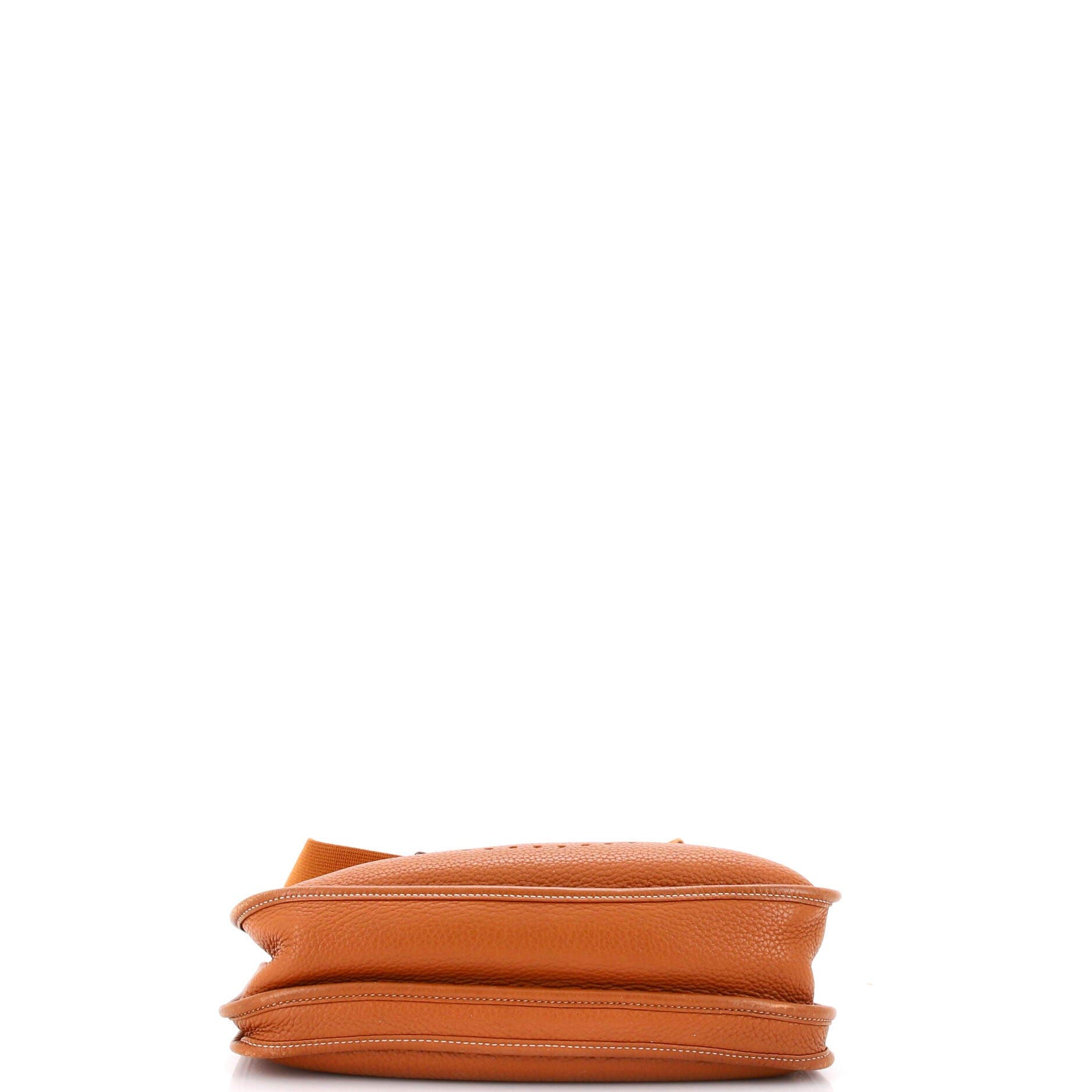 Pre-Owned Hermes Evelyne Bag Gen III Clemence PM, Alternate, color, Gold