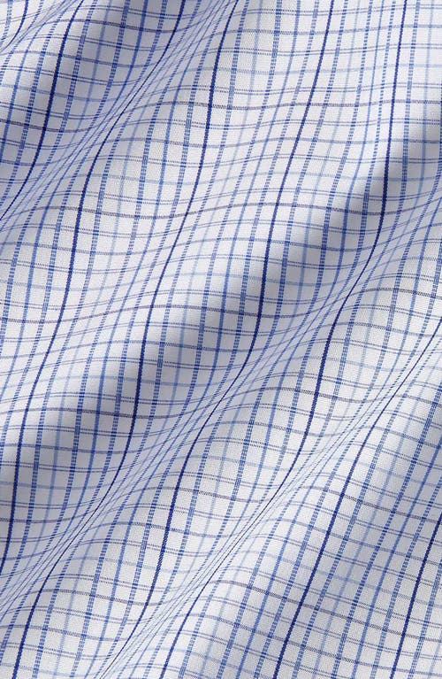David Donahue Regular Fit Check Print Cotton Dress Shirt In Multi