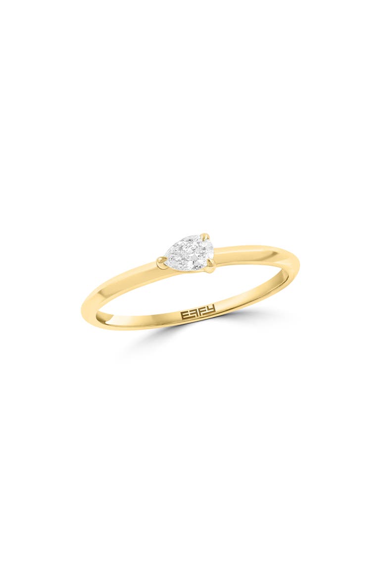 Teardrop Diamond Ring, Main, color, GOLD