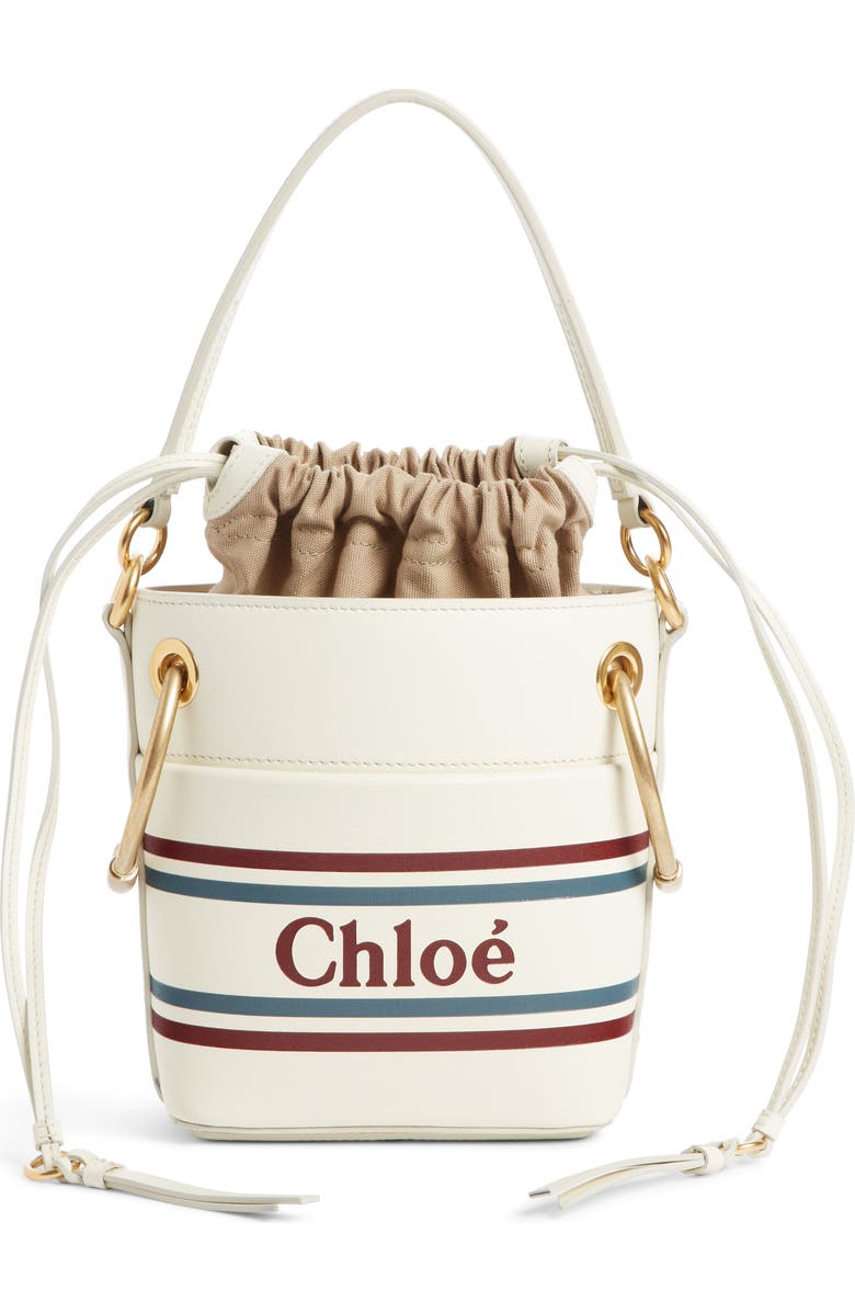 Chloé Small Roy Leather Bucket Bag, Alternate, color,