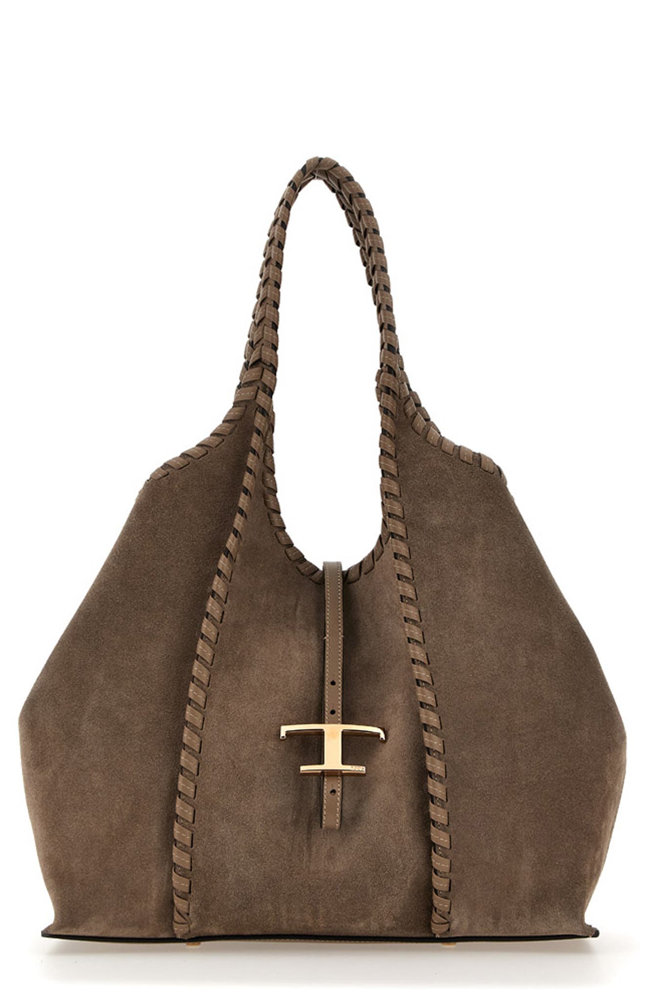 Tod's T Timeless Shopper, Main, color, Creta Chiaro