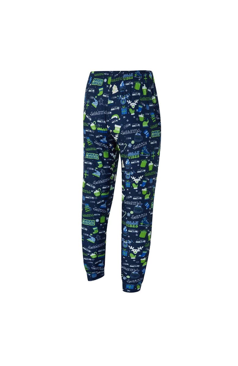 CONCEPTS SPORT Men's Concepts Sport Navy Seattle Seahawks Chestnut Long Sleeve Top & Pants Set, Alternate, color, Navy