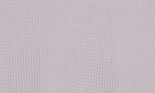 Yogalicious Long Sleeve Top & Pants Waffle Knit Pajamas In Purple