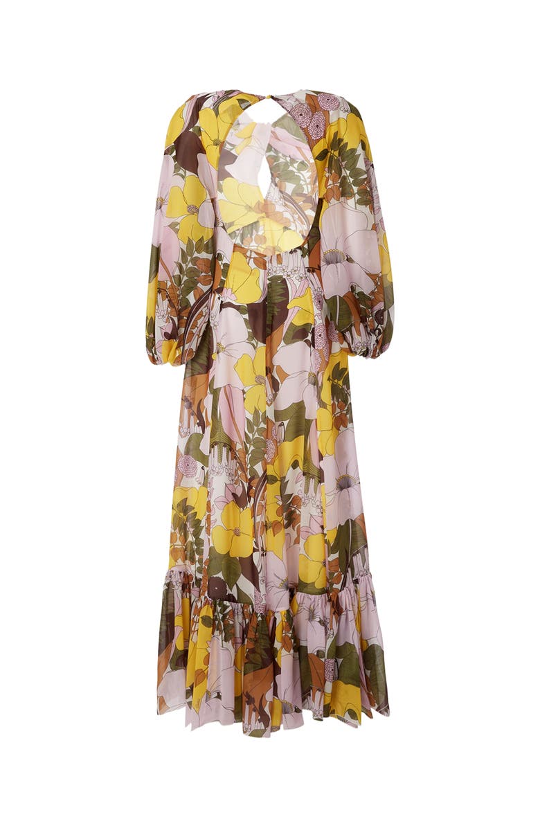 La DoubleJ Eve Dress Big Flower Rose Pink, Alternate, color,