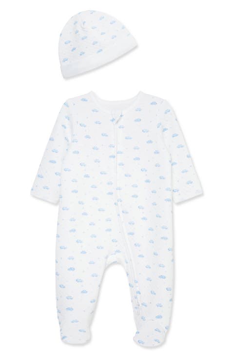 Cars Quilted Footie & Hat Set (Baby)