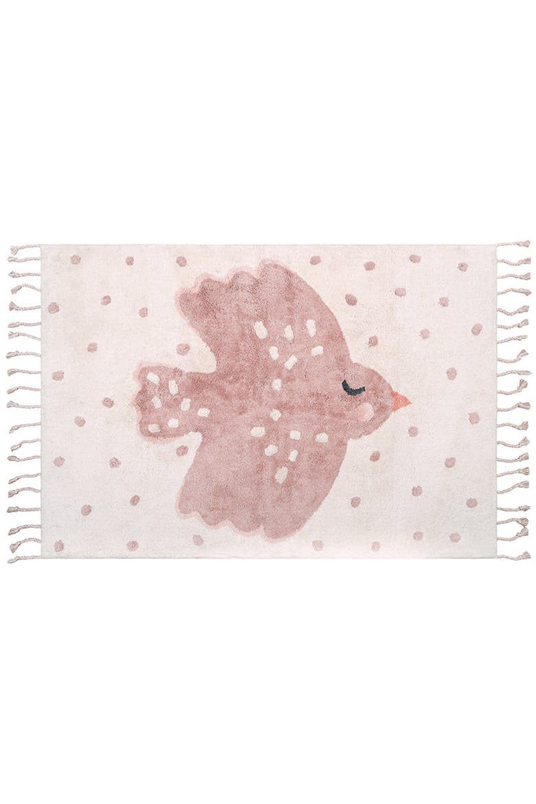 Rug Birdy, Main, color, OFF WHITE / PINK NUDE