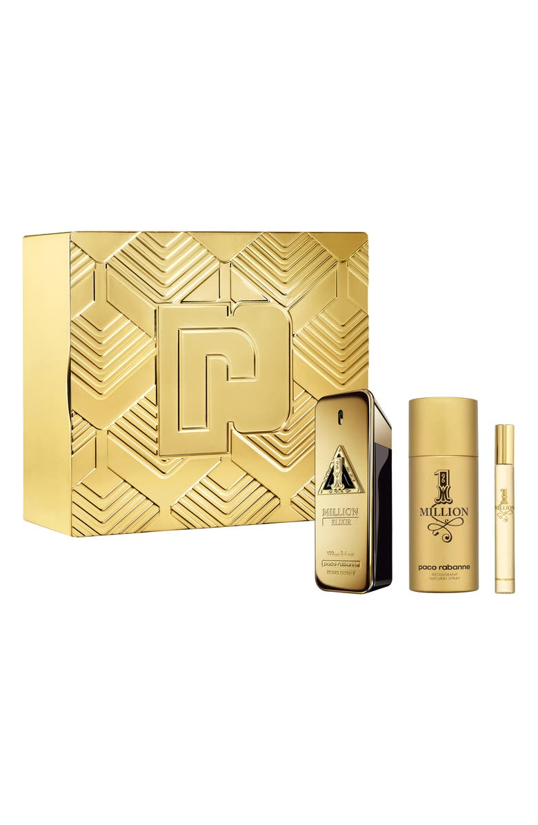 Rabanne 1 Million Elixir Parfum Intense Set USD $178 Value, Main, color, 