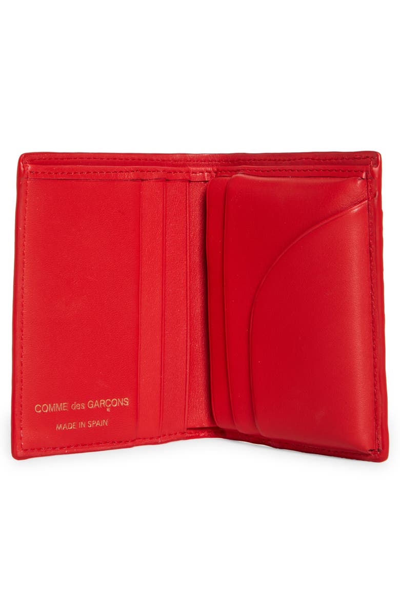Comme des Garçons Wallets Roots Embossed Leather Bifold Wallet, Alternate, color, 
