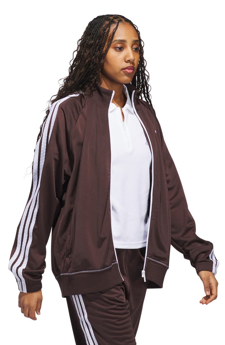 adidas Track Jacket, Alternate, color, Shadow Brown