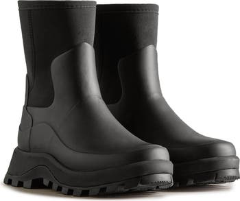 ☆HUNTER☆ WOMEN City Explorer Boots Black WFS2238NREBLK s-l400.jpg