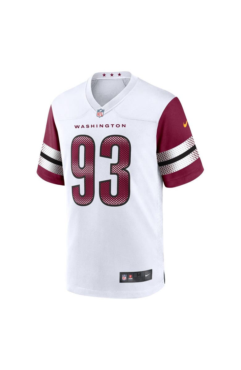 Nike Men's Nike Jonathan Allen White Washington Commanders Game Jersey, Alternate, color,