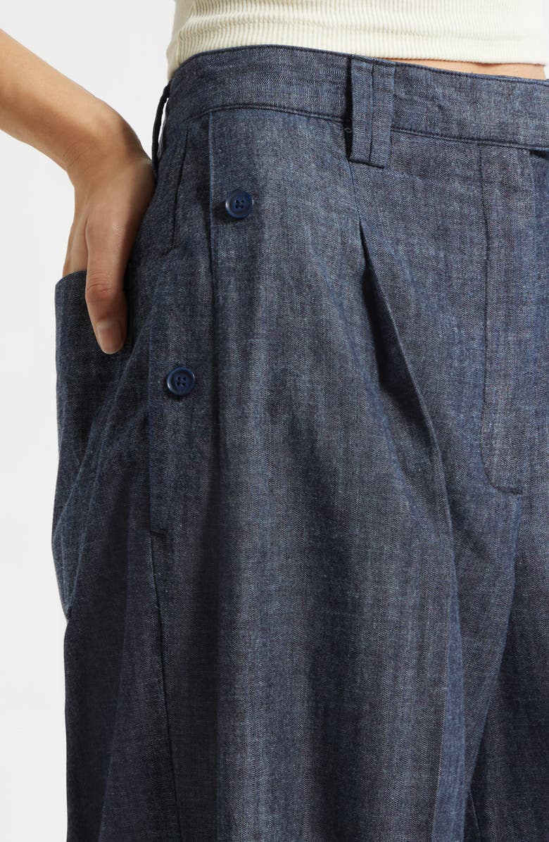 3.1 Phillip Lim Tailored Wide Leg Jeans, Alternate, color, Washed Indigo