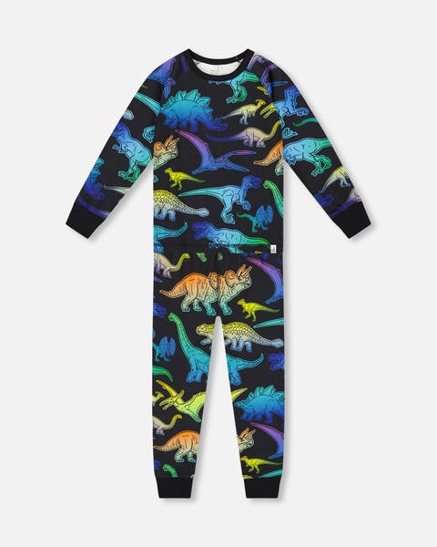 Two-Piece Organic Cotton Pajama Set Dinosaur (Baby)