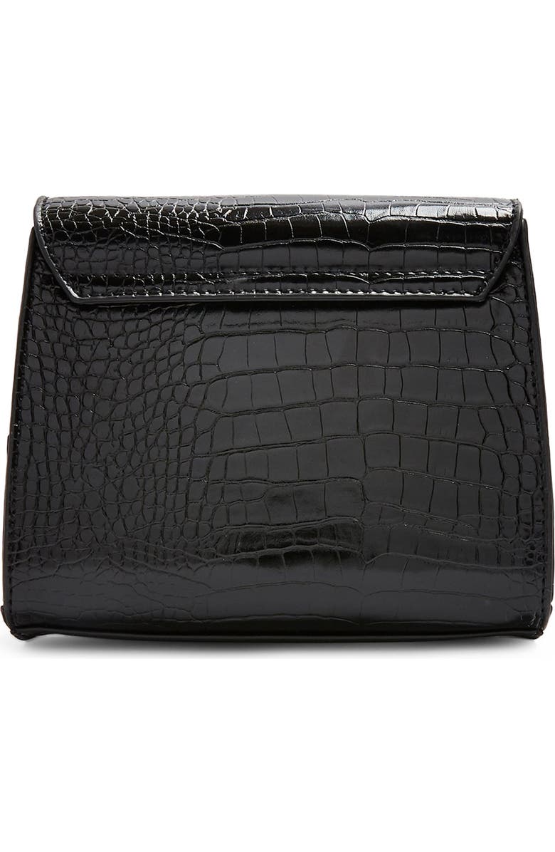 Topshop Skye Crocodile Crossbody Bag, Alternate, color,