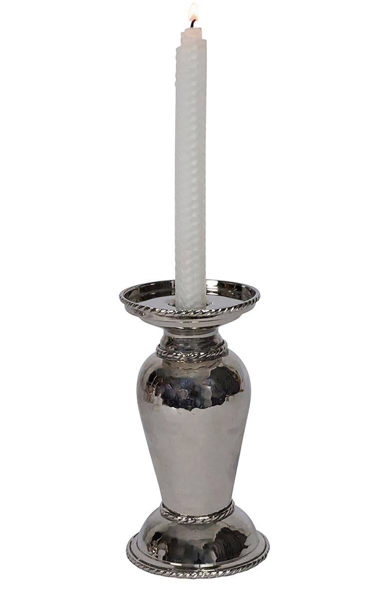 Juliska Graham 7-Inch Candleholder, Alternate, color, Silver