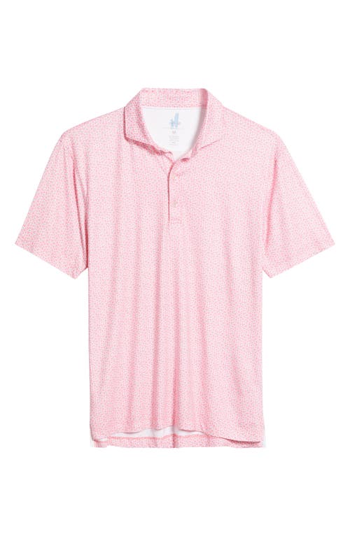 Johnnie-o Four Leaf Clover Print Featherweight Performance Polo