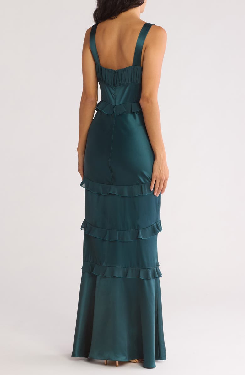 AREA STARS Brigitte Ruffle Cocktail Dress, Alternate, color, 