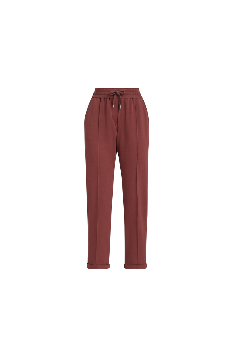 Track trousers with monili, Alternate, color, Red