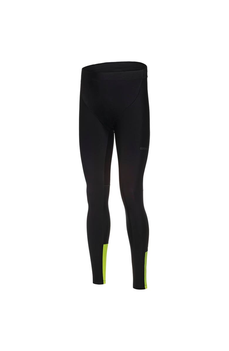 GOREWEAR Swiftride Thermo Tights - Men's, Alternate, color, Black/Neon Yellow