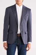 Lucky Brand Slim Fit Glen Plaid Knit Sport Coat