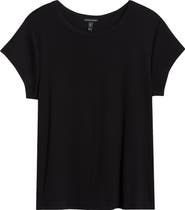 Eileen Fisher Rib Crewneck Organic Cotton T-Shirt