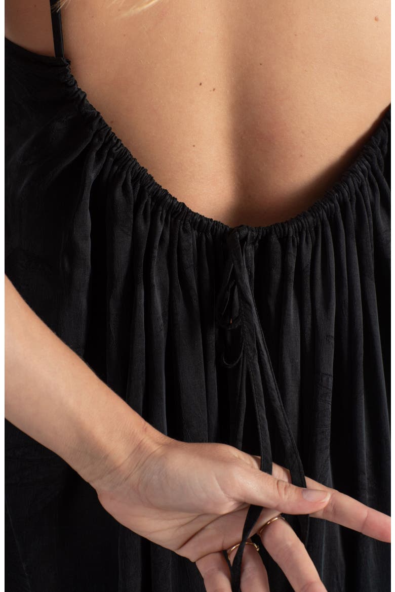 Isis Maternity/Nursing Maxi Dress, Alternate, color, BLACK