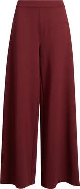 Caslon® High Waist Wide Leg Ponte Pants