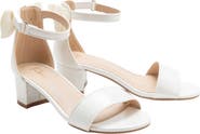 Tulleen Satin Banded Block Heels