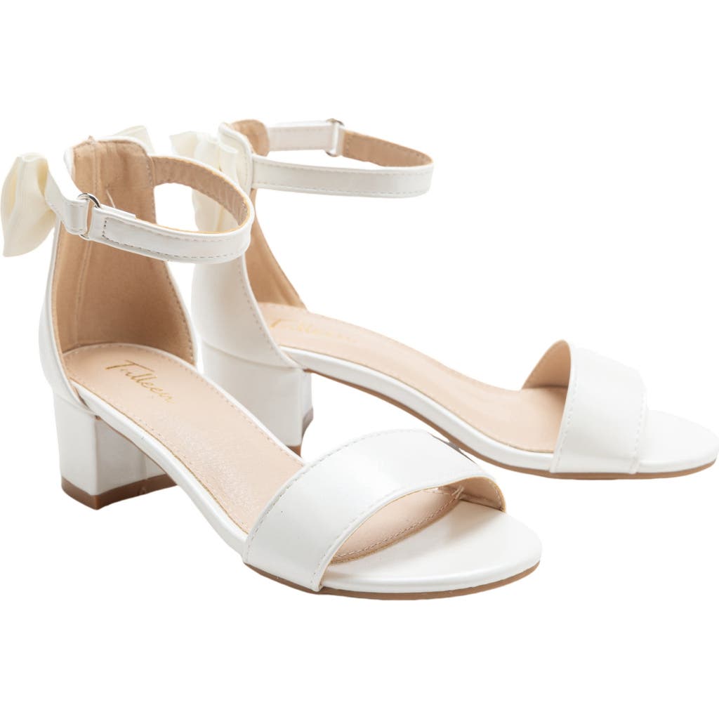 Tulleen Leather Block-heel Sandals In White
