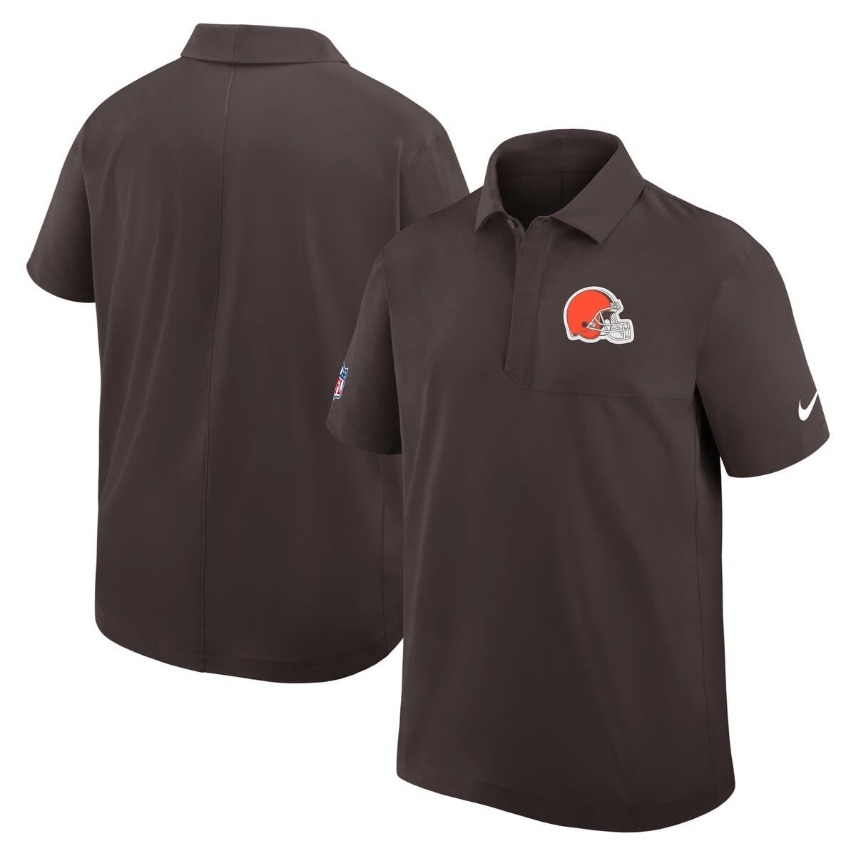 cleveland browns dri fit polo