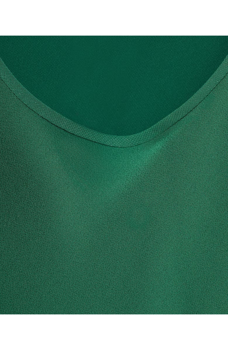 MANGO Luisa Satin Maxi Dress, Alternate, color, Green