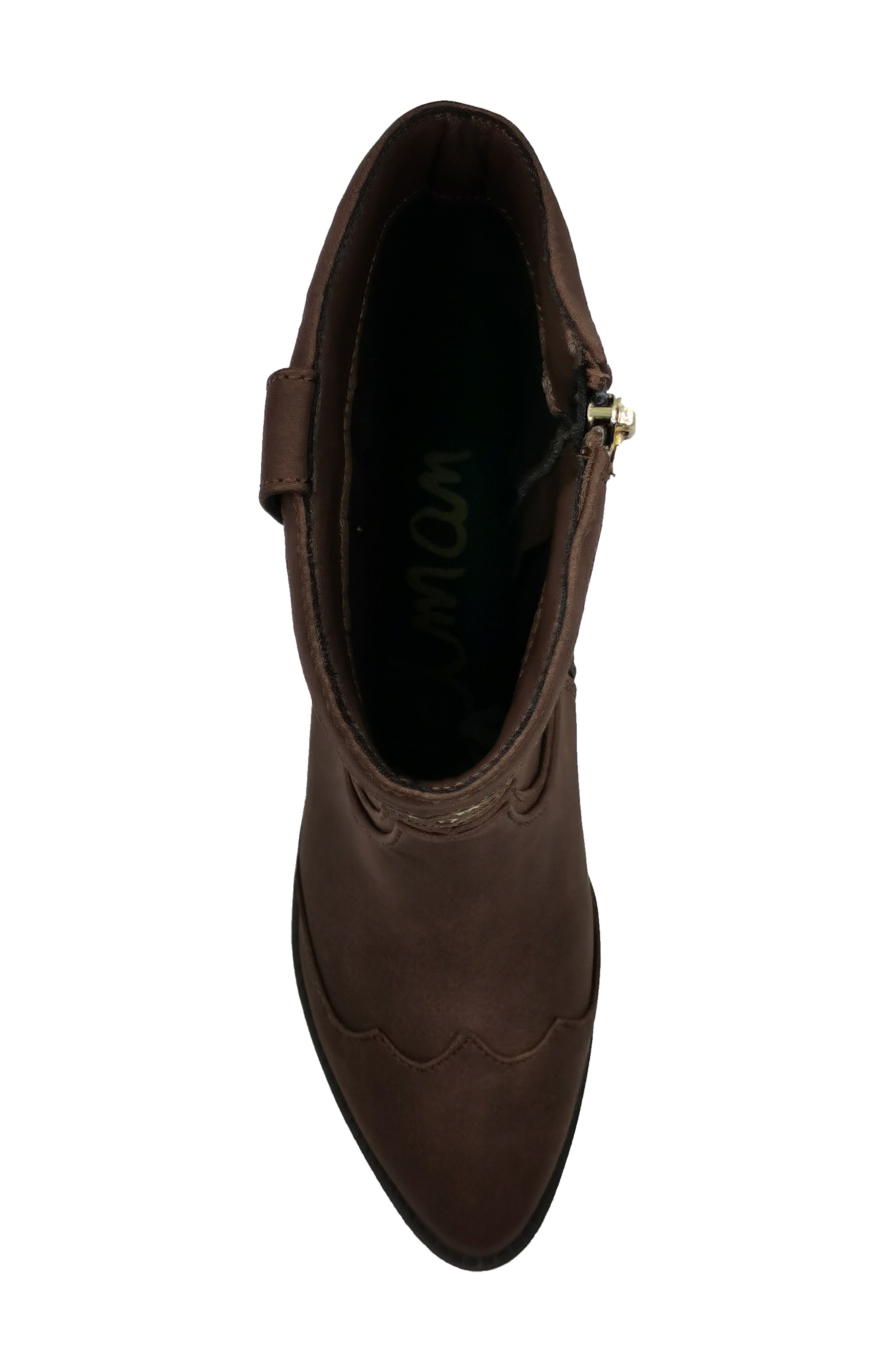 Kids' Westerly Rise Cowboy Boot, Alternate, color, DARK BROWN